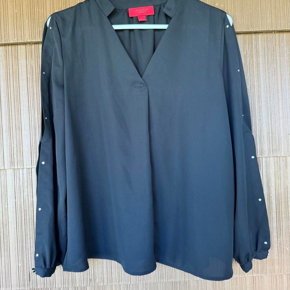 Jennifer Lopez Women's Black Blouse